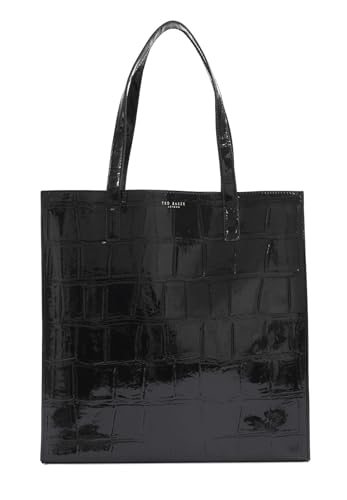Ted Baker shopper bag shoulder bag Vannda Croc Effect Icon Bag Black