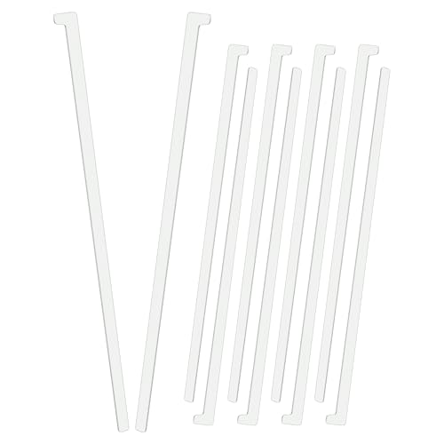 Million Dollar Collar Shirt Collar Placket Stays - White Placket Stays for Men's and Women's Collared Shirt