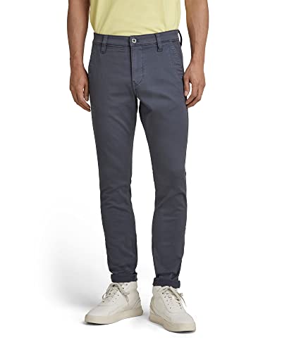 G-Star Raw Skinny Chino, Vaqueros Para Hombre, Azul Fantem Blue Gd D16985-C106-D147 , 29w 30l G-Star Raw Skinny Chino, Vaqueros Para Hombre, Azul Fantem Blue Gd D16985-C106-D147 , 29w 30l