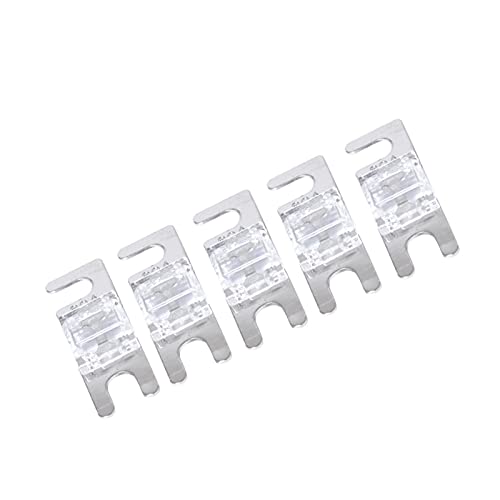 Mini ANL Bolt Fork Fusible JCAKES de 5 piezas amarillo para audio de coche y barcos 4