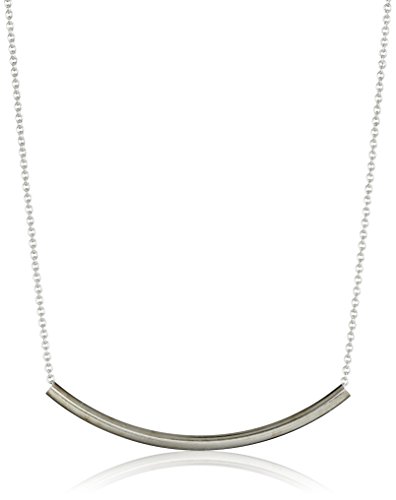 Dogeared "Balance" Tube Silver Pendant Necklace, 16" With 2" Extender #TOP1