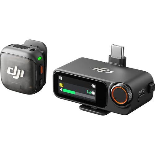 Image of DJI Mic 3 (1 TX + 1 RX + Charging Case), Wireless Lavalier Microphone with Noise Cancellation for Camera, iPhone & Android, Compact Mic for Vlogging & Content Creation