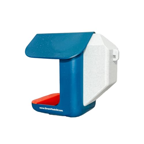 Hopper Extender for Bird Buddy, Bird Feeder Seed Extension (Rock White, Large Hopper)