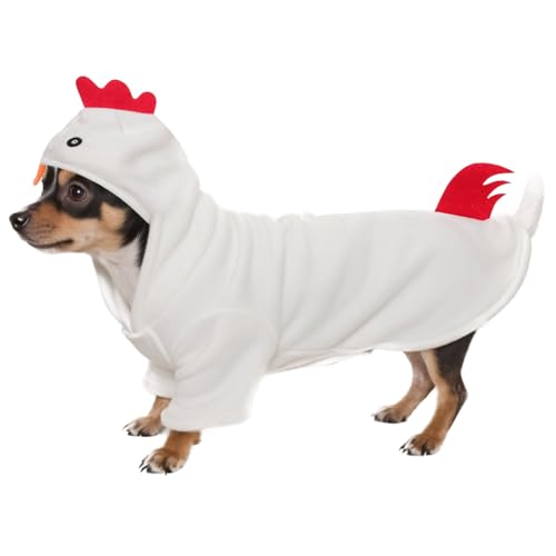 Disfraz de Pollo para Perro Mediano Halloween y Acción de Gracias
