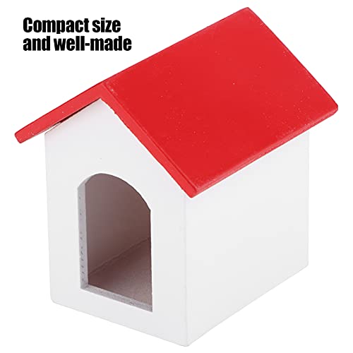Dilwe Puppenhaus Zwinger, Verbundholz 1:12 Puppenhaus Miniatur Haustierhaus, Puppenhaus Dekoration Szene(Kleines Haus… – Bild 4