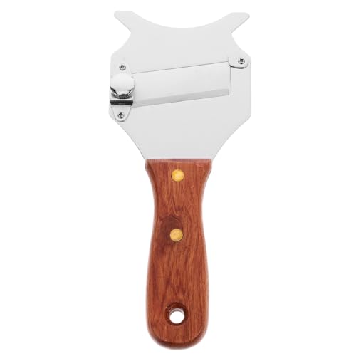 ULTECHNOVO Râpe à Fromage Manuelle Trancheuse à Truffes Taille Compacte Manche En Bois De Palissandre Acier Inoxydable Robuste Ustensile Cuisine Pour Trancher Fromage Beurre Et Chocolat