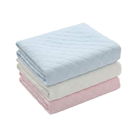 Alumuk Baby Infant Wasserdicht Matte Wickelauflage Wickelunterlage - Ökologische Baumwolle Atmungsaktiv Waschbar Wiederverwendbare Windel Matte,3 Stück in Paket (60x70 cm (3er Pack)) Cover