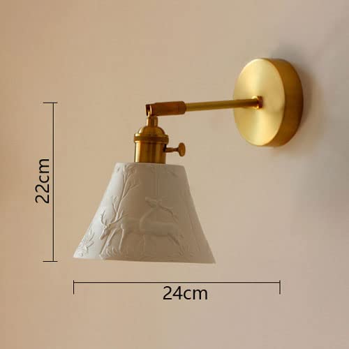 Lámpara de pared con patrón de ciervo para iluminar rincones oscuros 7