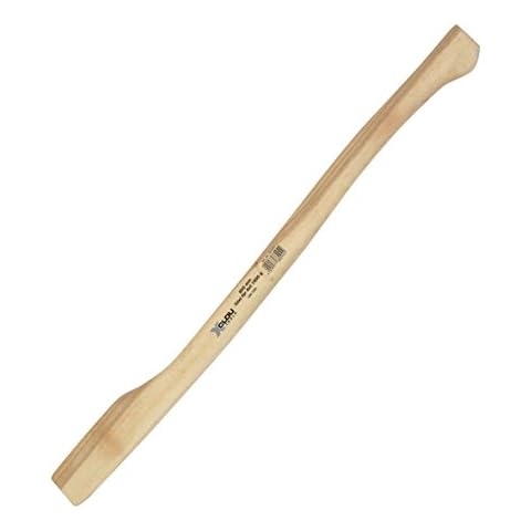Ribelli Axtstiel Kuhfuß Eschenholz 600-900mm Ersatzstiel Stiel Axt Esche Kuhfußform, Länge:80 cm Cover