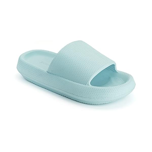Joomra Pillow Slippers for Women and Men Non Slip Quick Drying Shower Slides Bathroom Sandals | Ultra Cushion | Thick…