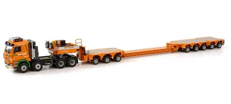 for WSI for Scania 3 Series Inter Combi SCHEUERLE Set for Van DER VLIST Groot AMMERS 1:50 DIECAST Truck Pre-Built Model