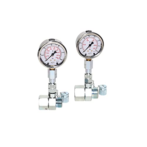Image of XZT 60A Digital Hydraulic Pressure Test Coupling Kit,Pressure Gauge,Test Hose,Test Point for Excavator Construction Machinery Repair
