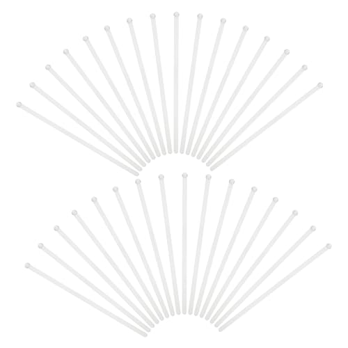 PRETYZOOM 100pcs Drink Stirrers Coffee Stirrer Cocktail Stirrer Swizzle Sticks for Cocktails Bartender Sticks Individually Wrapped Stirrers