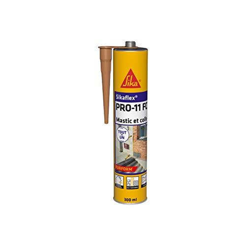 Lot de 3 mastics colles SIKA Sikaflex PRO 11 FC Purform - Beige - 300ml