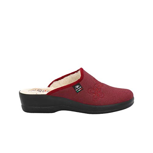 Fly Flot Ciabatte Donna bordò Anatomiche Lana
