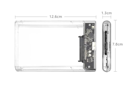 Caja externa USB 3.0 a SATA 2.5 pulgadas para disco duro miniatura 5