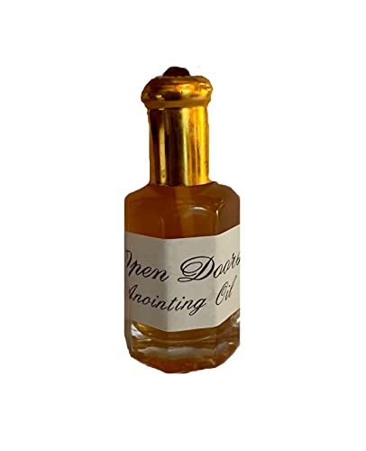 Shofars From Afar Open Doors Anointing Oil 1/3 oz bottle with gold top