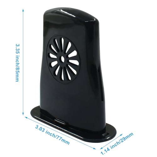 Dijedev Acoustic Guitar Soundhole Humidifier with Sponge, 4pcs Silent Running Guitar Maintenance Tool, Black Sound Holes Humidifier for Moisture Reservoir Prevent Cracking