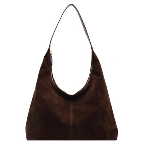Sac en daim grande capacité pour femme, fini les affaires perdues