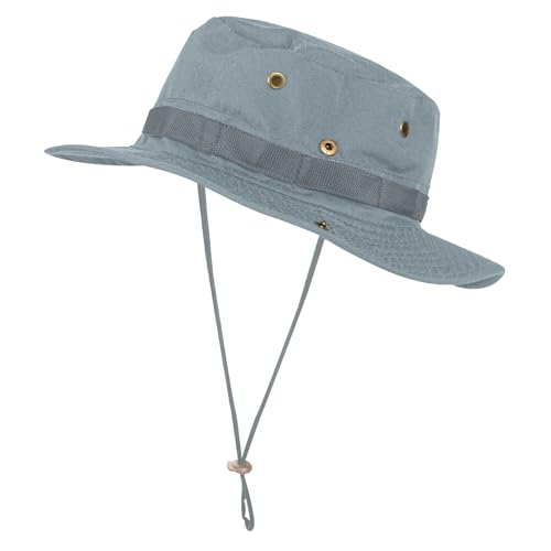 Image of Sun Hats for Men Women Boonie Hat UPF 50+ Bucket Hat Wide Brim UV Protection Fishing Hiking Safari Outdoor Hats
