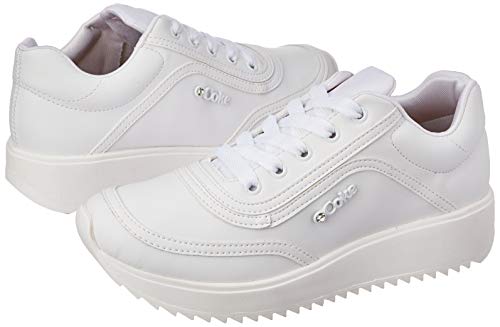 Tênis Coca-Cola Shoes, Titan, feminino, Branco/Branco, 35