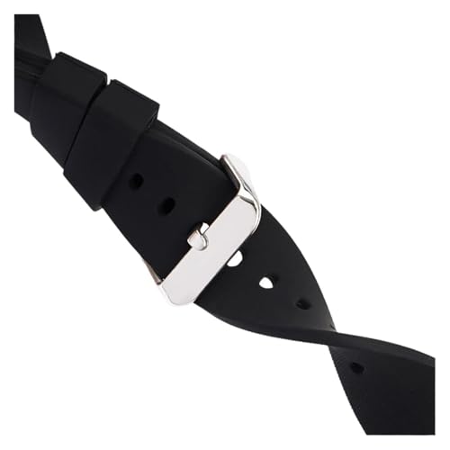 Correa de reloj de silicona de goma impermeable con pasadores 4
