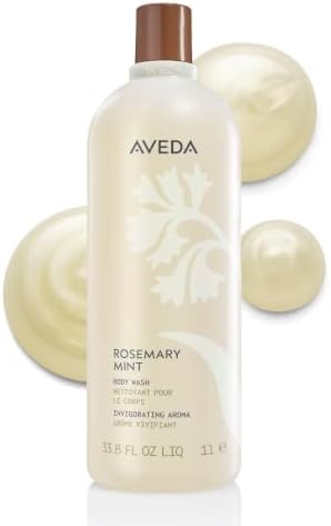 Aveda Rosemary Mint Hand & Body Wash | Liquid Hand Soap and Body Wash | with Invigorating Aroma of Certified Organic Peppermint & Rosemary