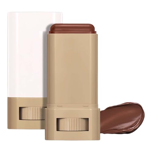 Base de maquillaje en barra hidratante - Bálsamo de maquillaje giratorio de 50 g y 6,2 cm, cobertura hidratante ligera, corrector de acabado radiante | Base de cutis y duradera para vacaciones,