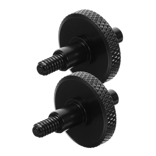 Adjustable Double Bass Bridge Screw Precision Replacement for Enhanced Tone and Volume Control Suitable for Performance and Recording Durable Construction Black Pair
