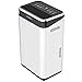 Osuszacz, osuszacz 20L / 25L, cichy osuszacz, elektryczny osuszacz powietrza, oczyszczanie powietrza i przeciw wilgoci, idealny do łazienki/sypialni/piwnicy, z trybem uśpienia i timerem,25L