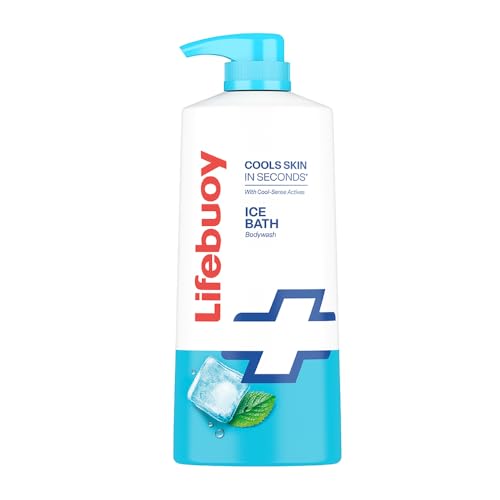 Image of LIFEBUOY Ice Bath Bodywash, 750ml, for Instant Heat Relief, with Menthol and Cool Sense Actives, Skin Cooling in Seconds, Refreshing Fragrance, for Men and Women