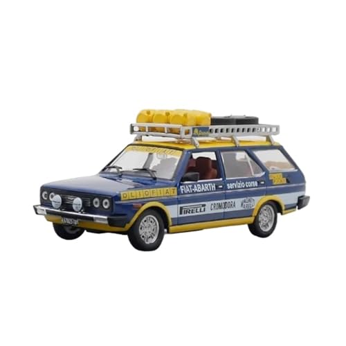 Modèle réduit Fiat rallye 1/43 décoration de salon et vitrine pour passionné d'automobile
