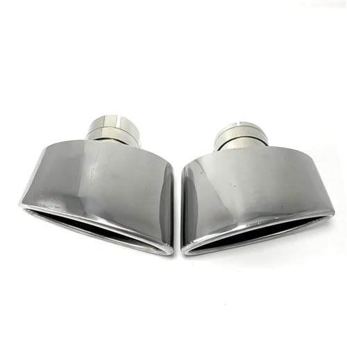 Embouts d'échappement voiture universels inox double sortie silencieux queue 48mm 150mm