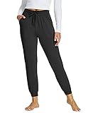 Sweatpants Women with Pockets Lounge Joggers Drawstring High Rise Pajama Ankle Cinch Bottom for...