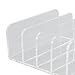 Clear Acrylic 5 Compartment Desktop File Organiser Letter Holder for Office Document Sorter