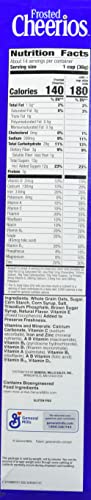 Image of Cheerios Frosted Breakfast Cereal with Oats, Gluten Free, 18.4 oz (Pack of 7)