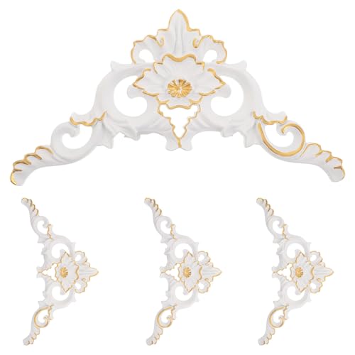 Rosaces décoratives d'angle pour luminaires et lustres victorien x4 - 2
