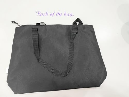 Bolso Tote personalizado rojo y negro para enfermera miniatura 5