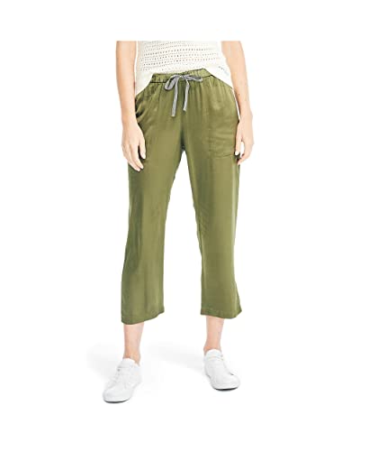 Nautica Women's Satin Cropped Pant