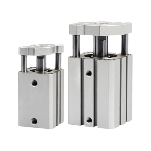 Vérin pneumatique CQMB12 compact double effet pour guidage précis - 5