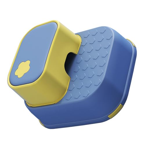 FAVOMOTO Household Non-Slip Step Stool for Toddlers Lightweight Design Foot Stool for Bathroom Kitchen and Daily Use Double Structure Smooth Edges for Boy Girl Safety