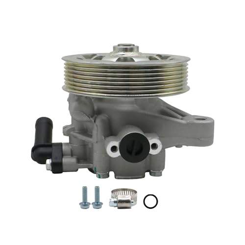 Image of 21-5495 Power Steering Pump with Pulley Fits for 2008-2012 Honda Accord 2.4L, for 2008 2009 2010 2011 2012 Accord 2.4, Power Assist Pump Assembly 56100-R40-A01