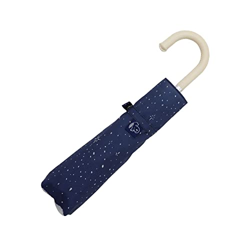 小川(Ogawa) 折りたたみ傘 手開き 55cm 6本骨 ピーナッツ スヌーピー キラキラ夜空 はっ水 90539