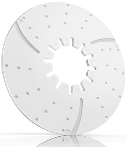 Zquljeton 5th Wheel Hitch Lube Plate - Stop Squeaky Fifth Wheel Hitch Noise 10 Inch Fifth Wheel Plate Protects RV & Camper from Friction Damage Third Generation Upgrade No Grease Mess