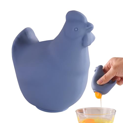 Separador de yema de huevo - Separador de huevos | Divisor de silicona blanca para cocina, hornear, hogar, restaurante, cocina al aire libre, camping