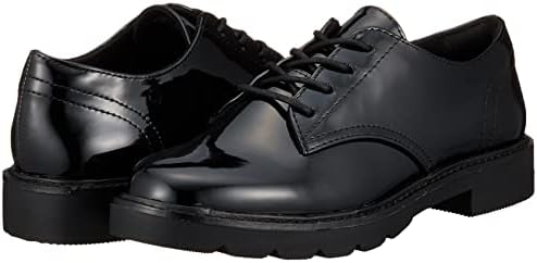 Rockport Women's Kacey Laceup Loafer, Black Patent Synthetic, 8 | Image 6