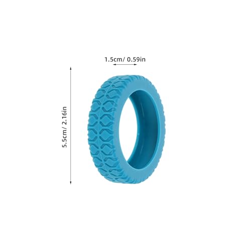 8pcs Luggage Wheel Protectors Silicone Suitcase Wheel Covers for Travel Noise Reduction and Shock Absorbing2