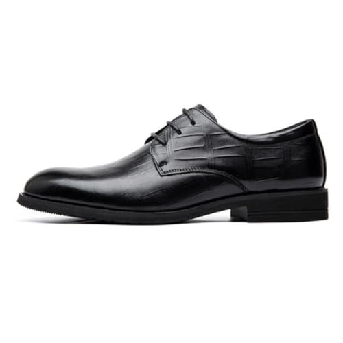 Classic Mens Oxford Lace Up Shoes Comfortable Leather for Business Casual Formal Work Use2