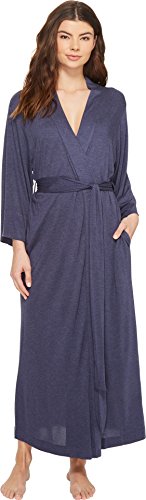 Image of Natori Shangri La Long Robe with Kimono Sleeves, Bathrobe for Women