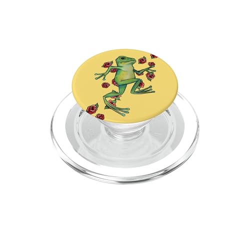 PopGrip para MagSafe de Rana Ilustrada soporte magnético Floral Froggy para iPhone